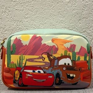 Loungefly Disney Pixar Cars Lightning McQueen & Mater Cosmetic Bag